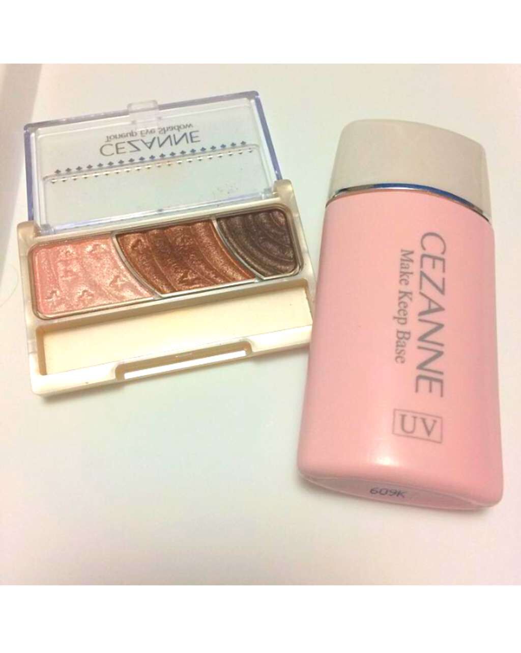 トーンアップアイシャドウ/CEZANNE/アイシャドウパレットを使ったクチコミ（1枚目）