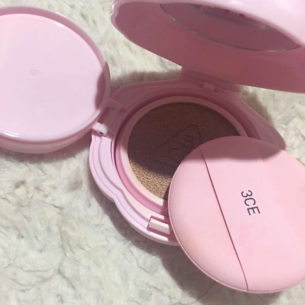 FITTING CUSHION FOUNDATION/3CE/クッションファンデーションを使ったクチコミ(2枚目)