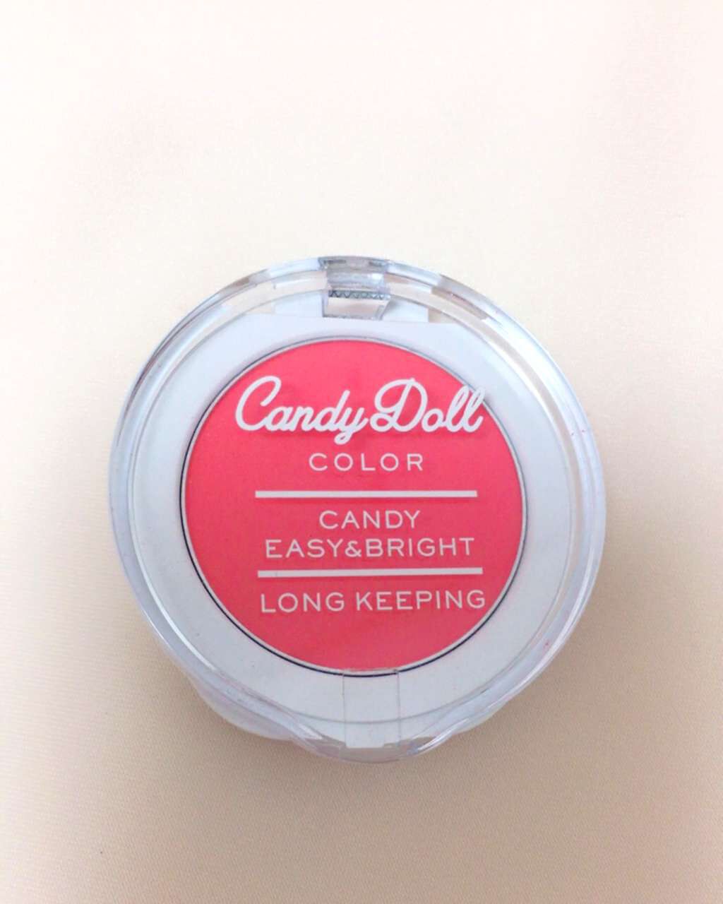 キャンディパウダーチーク アプリコットコーラル/CandyDoll/パウダーチークを使ったクチコミ（1枚目）
