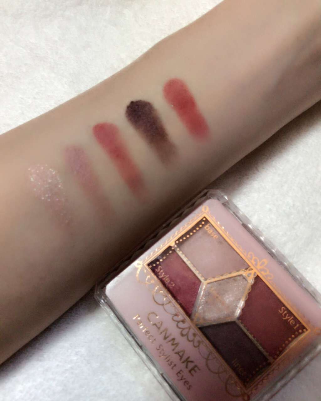 【旧品】パーフェクトスタイリストアイズ/キャンメイク/アイシャドウパレットを使ったクチコミ(2枚目)