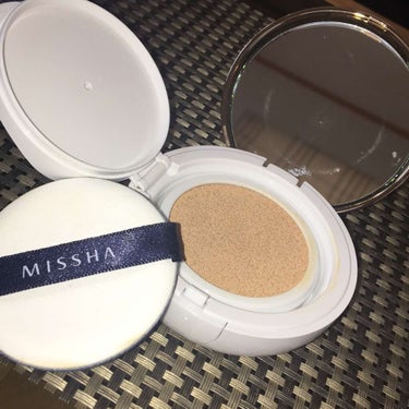 M クッション ファンデーション(モイスチャー)/MISSHA/クッションファンデーションを使ったクチコミ（2枚目）