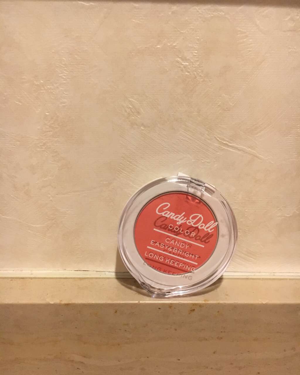 キャンディパウダーチーク アプリコットコーラル/CandyDoll/パウダーチークを使ったクチコミ（1枚目）