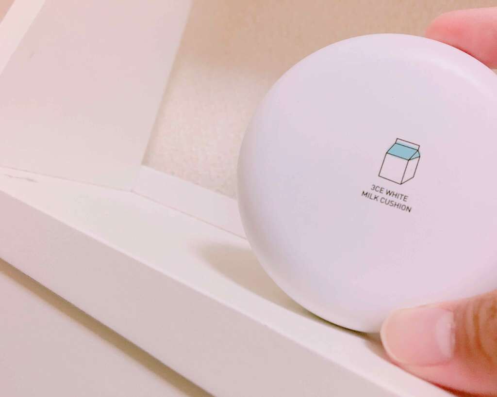 WHITE MILK CUSHION/3CE/クッションファンデーションを使ったクチコミ(1枚目)