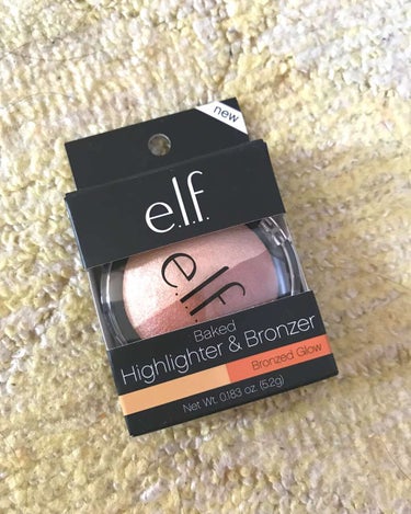 e.l.f. Cosmetics ベークドハイライター&ブロンザーのクチコミ「海外のプチプラブランド【エルフ】

ハイライト＆シェーディング
アイシャドウにいいなぁと思って.....」（1枚目）