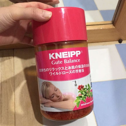 クナイプ グーテバランス バスソルト ワイルドローズの香り/クナイプ/入浴剤を使ったクチコミ(1枚目)