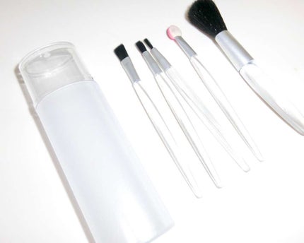 春姫化粧ブラシセット/DAISO/メイクブラシを使ったクチコミ(2枚目)