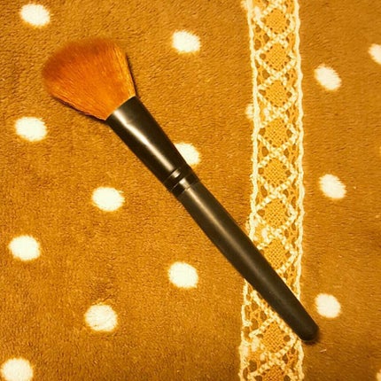 チークブラシななめカット/crayontouch-me/メイクブラシを使ったクチコミ(1枚目)