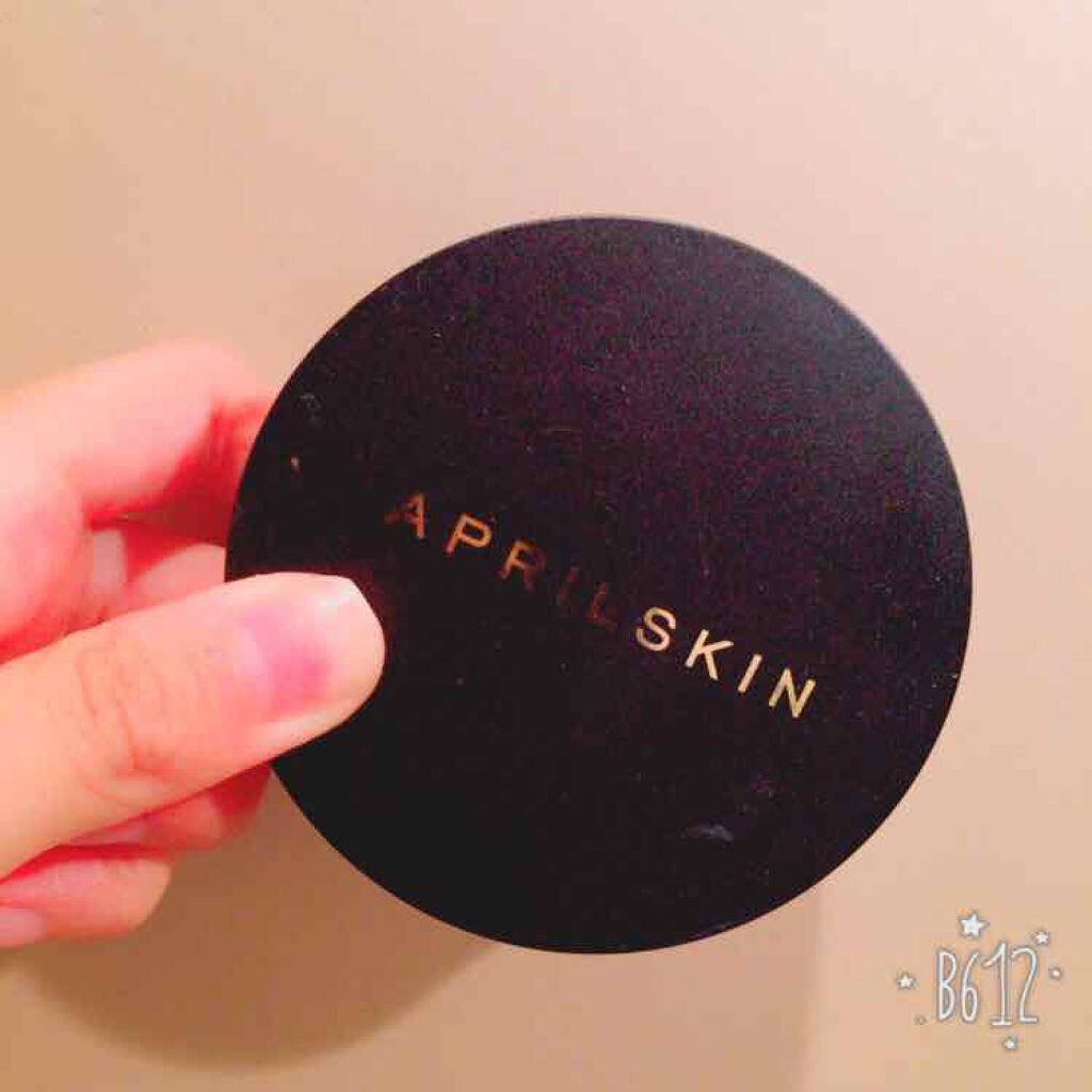 マジックスノークッション ブラック 2.0/APRILSKIN/クッションファンデーションを使ったクチコミ(1枚目)