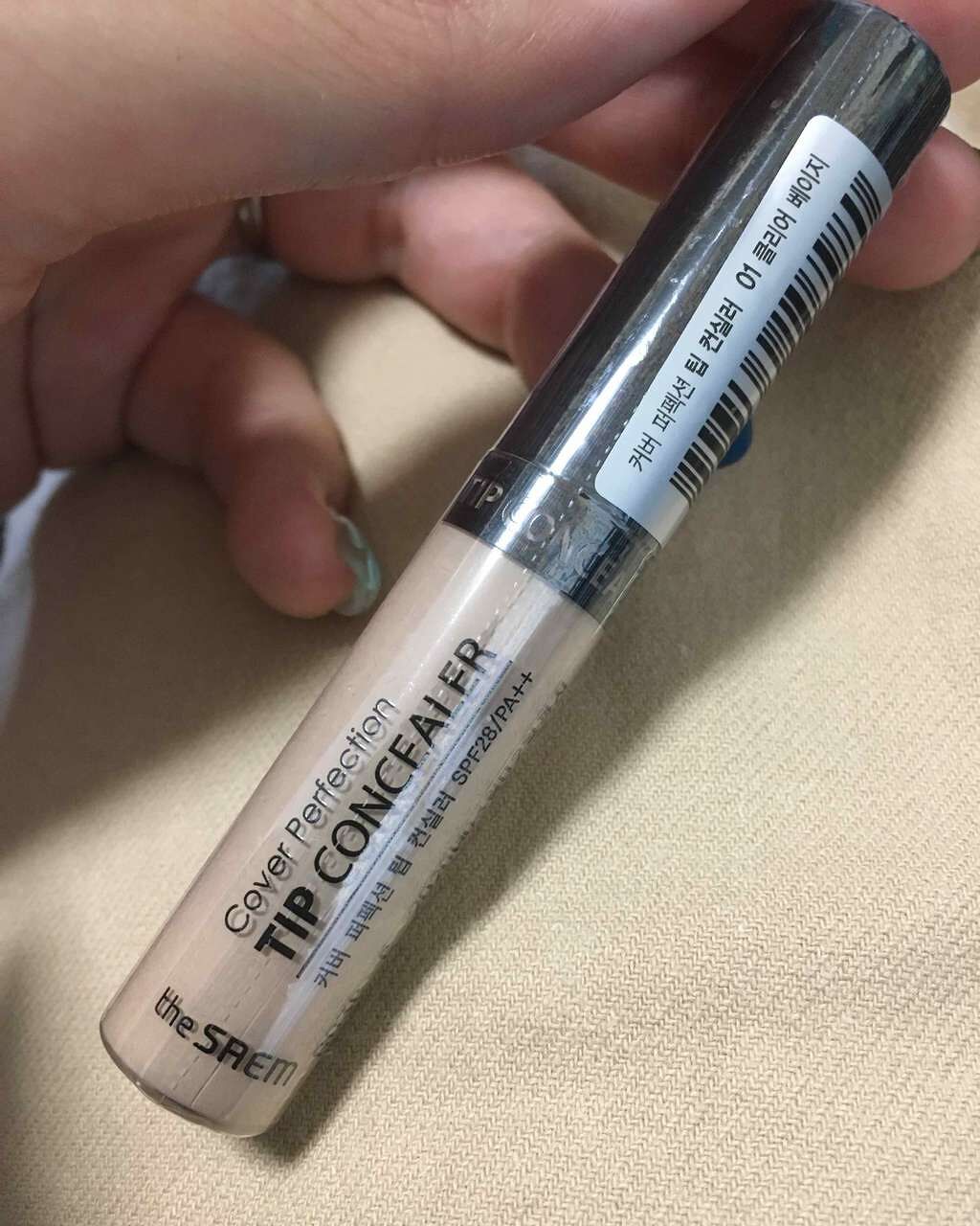 カバーパーフェクション チップコンシーラー/the SAEM/リキッドコンシーラーを使ったクチコミ(1枚目)