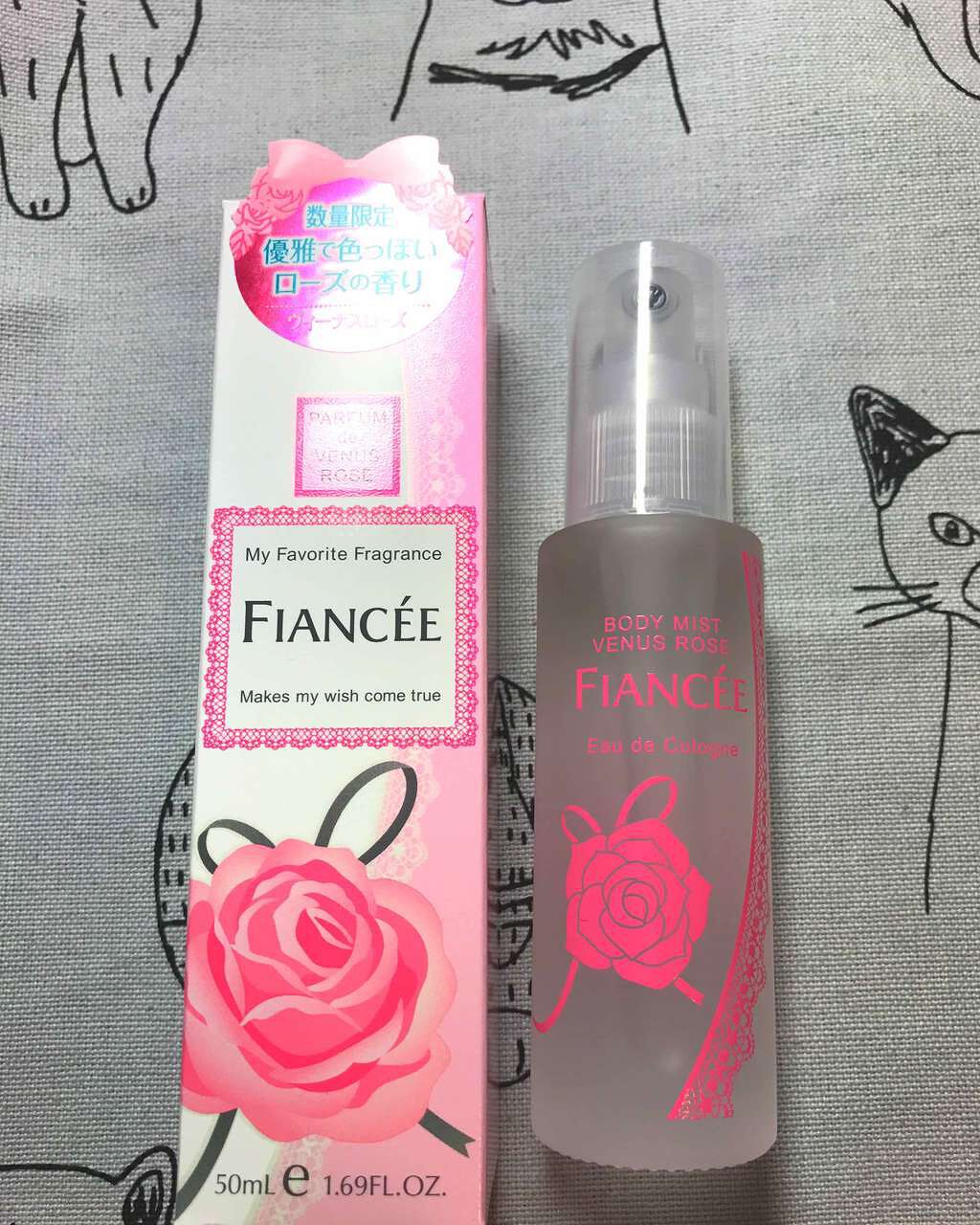 ボディミスト ヴィーナスローズ/フィアンセ/香水(レディース)を使ったクチコミ（1枚目）
