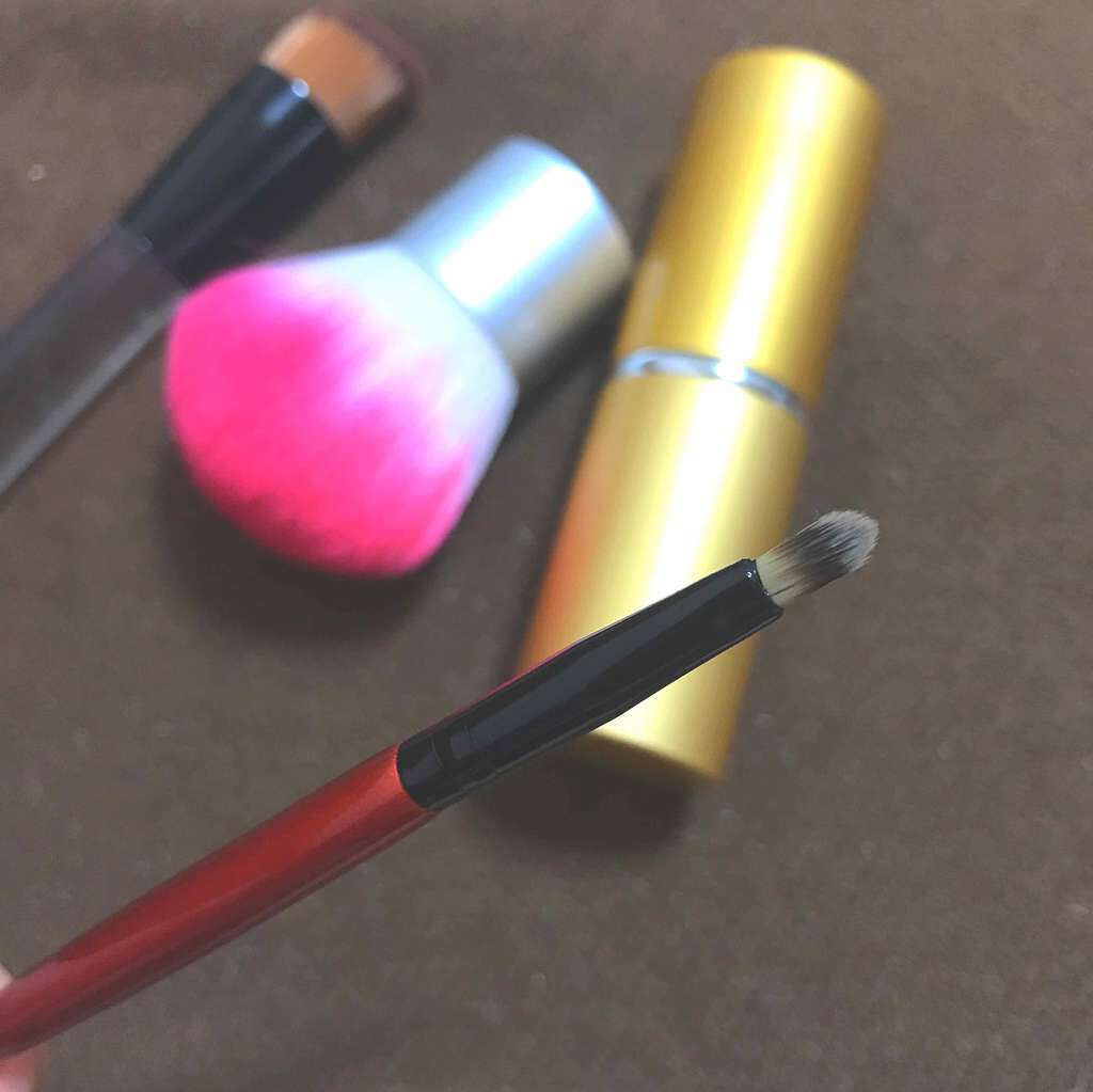 春姫 アイライナーブラシ/DAISO/メイクブラシを使ったクチコミ(1枚目)