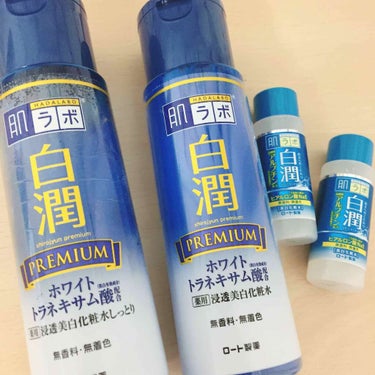 白潤プレミアム 薬用浸透美白化粧水しっとり/肌ラボ/化粧水を使ったクチコミ（1枚目）