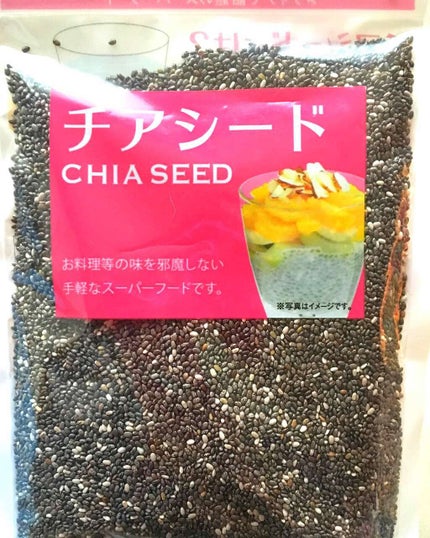MAトラスト オメガ3油 αリノレン酸のクチコミ「チアシード❣️
コスメでわないのですが、
ダイエットに役立つチアシード😊
栄養成分: 食物.....」(1枚目)