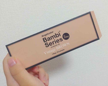 Angelcolor Bambi Series Vintage 1day/AngelColor/ワンデー（１DAY）カラコンを使ったクチコミ（1枚目）