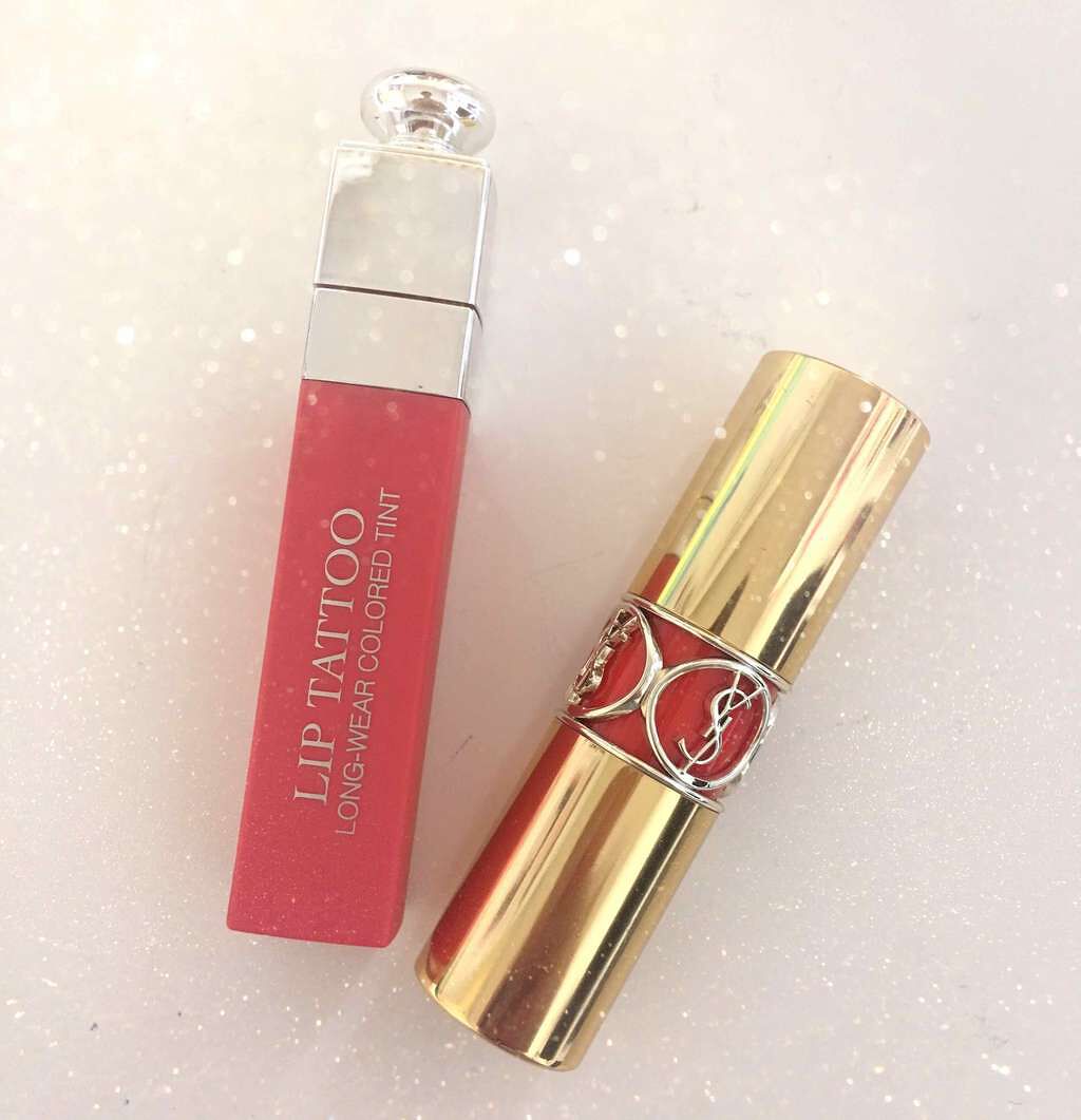 ルージュ ヴォリュプテ シャイン/YVES SAINT LAURENT BEAUTE/口紅を使ったクチコミ（1枚目）