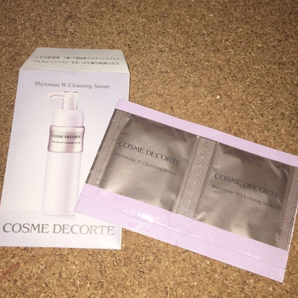 フィトチューン W クレンジング セラム/DECORTÉ/クレンジングウォーターを使ったクチコミ(1枚目)