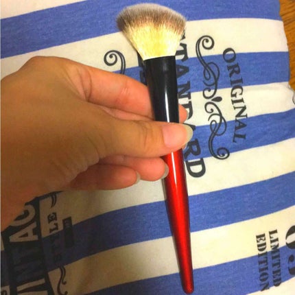 春姫 チークブラシ/DAISO/メイクブラシを使ったクチコミ(1枚目)