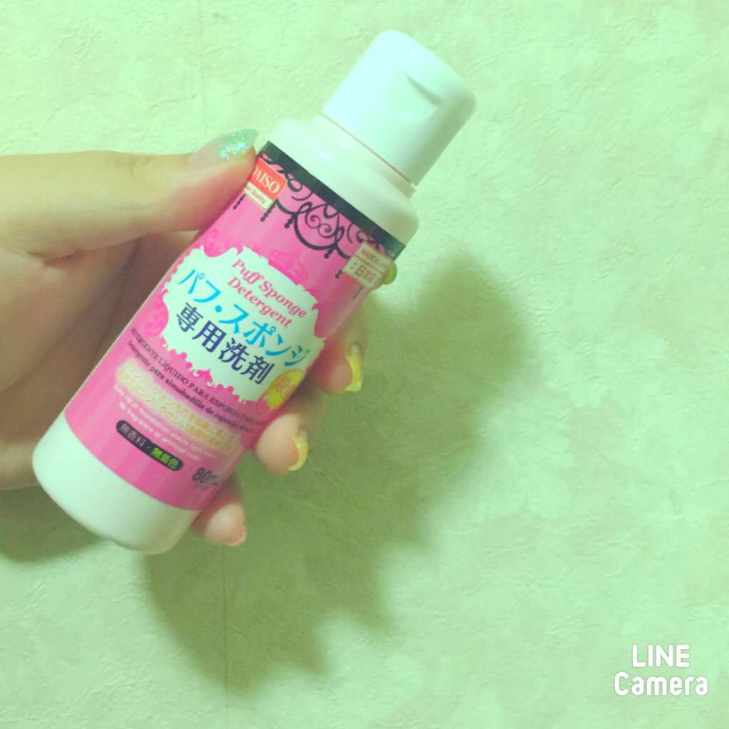 パフ・スポンジ専用洗剤/DAISO/その他化粧小物を使ったクチコミ(1枚目)