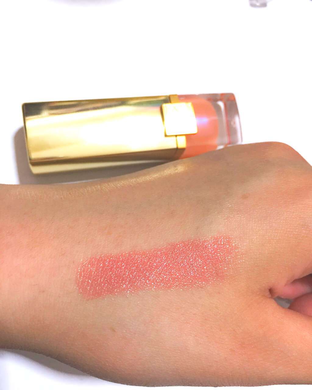 ピュア カラー クリスタル シアー リップスティック/ESTEE LAUDER/口紅を使ったクチコミ(2枚目)