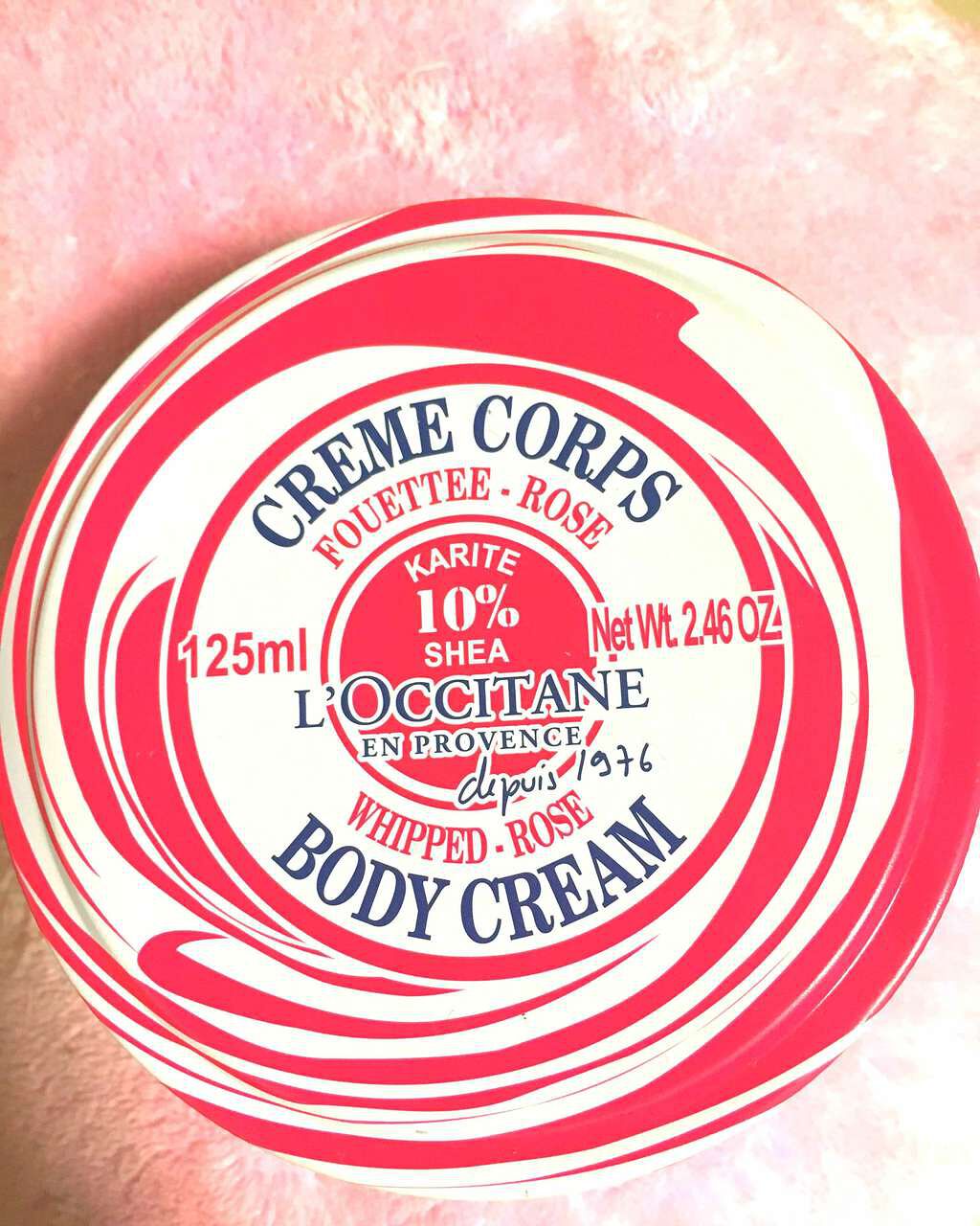 シア ホイップボディクリーム ローズ/L'OCCITANE/ボディクリームを使ったクチコミ（1枚目）