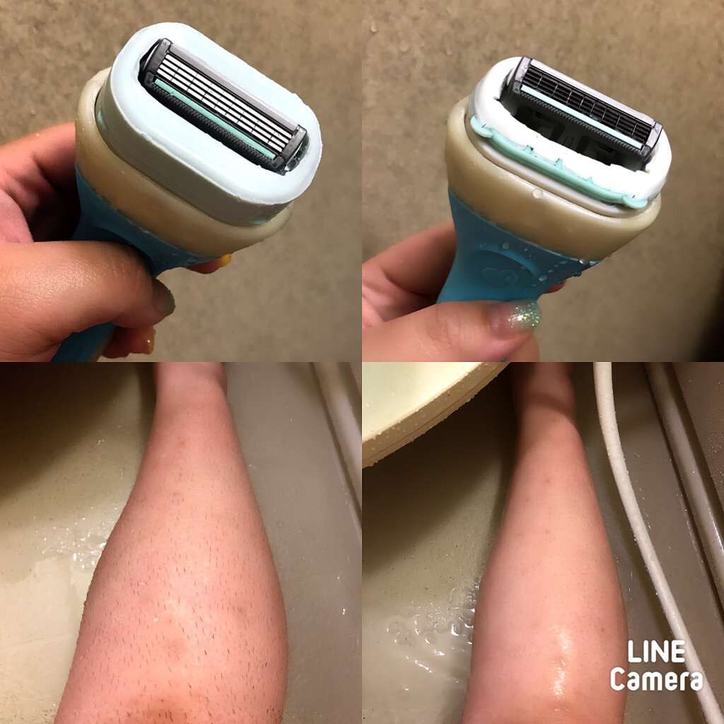 イントゥイション 敏感肌用 ホルダー （刃付き）＋替刃１コ/イントゥイション/シェーバーを使ったクチコミ（2枚目）