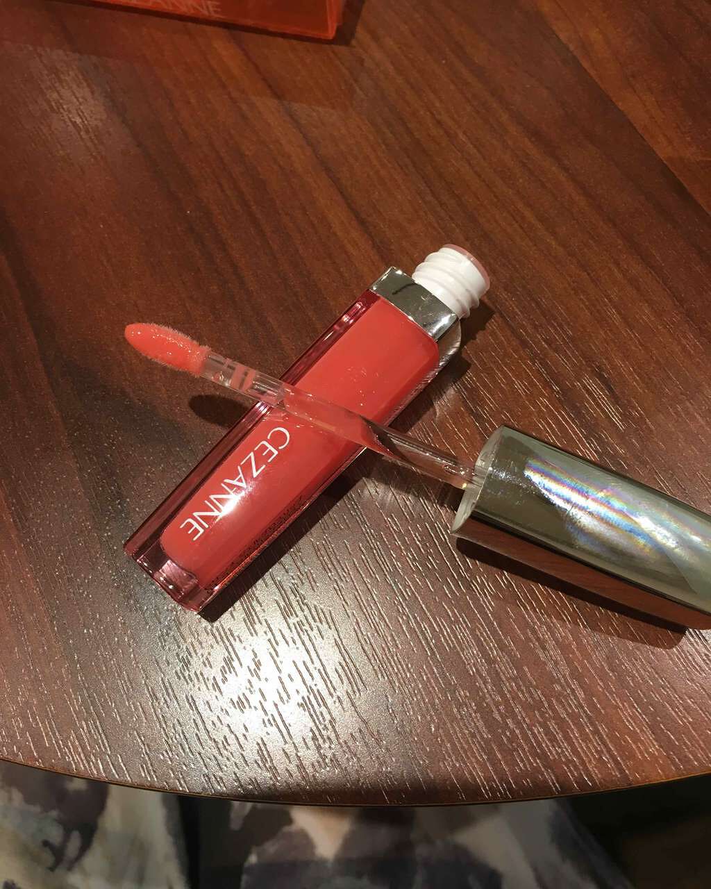ジェルグロスリップ/CEZANNE/リップグロスを使ったクチコミ（2枚目）