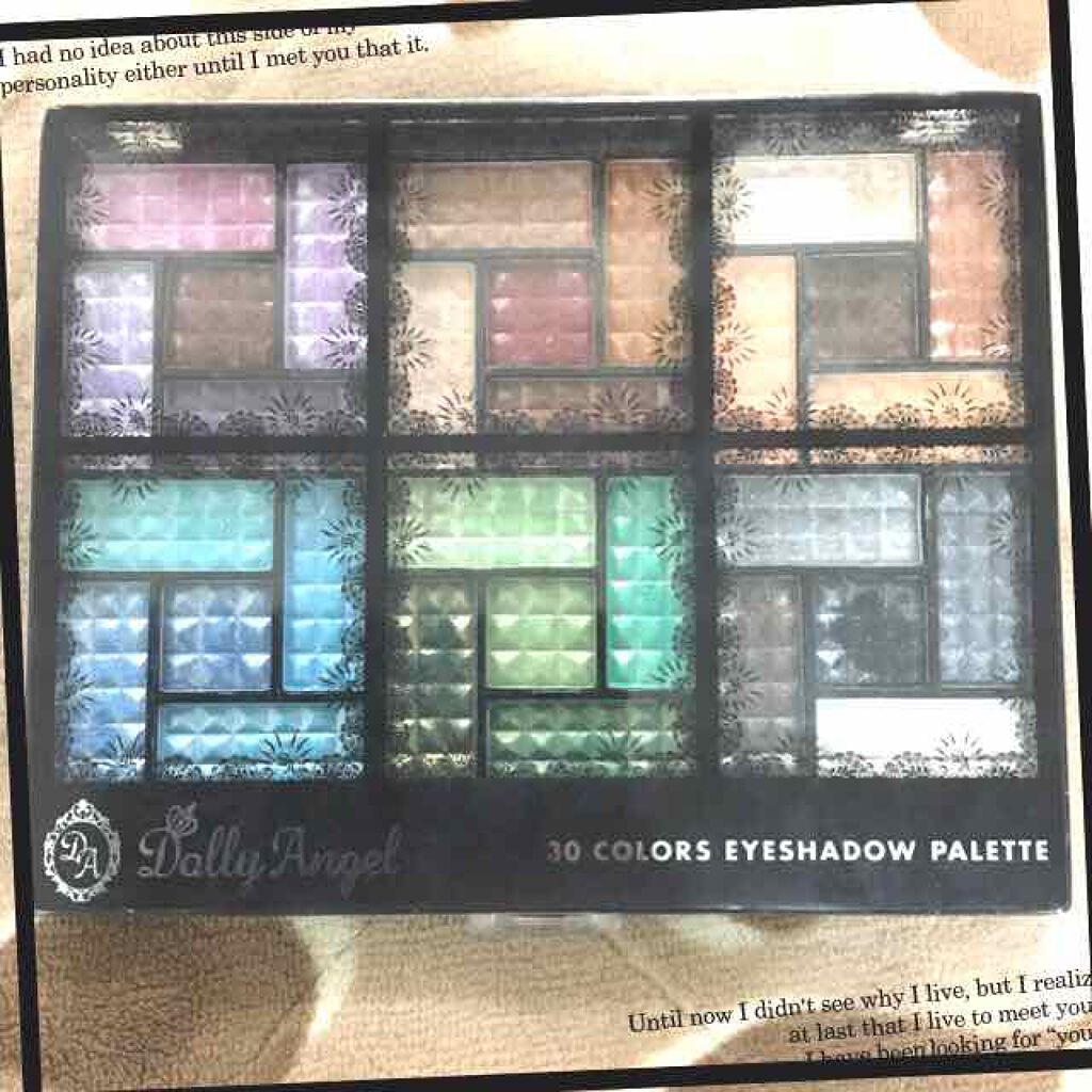 30COLORSEYESHADOWPALETTE/Dolly Angel/アイシャドウパレットを使ったクチコミ(1枚目)