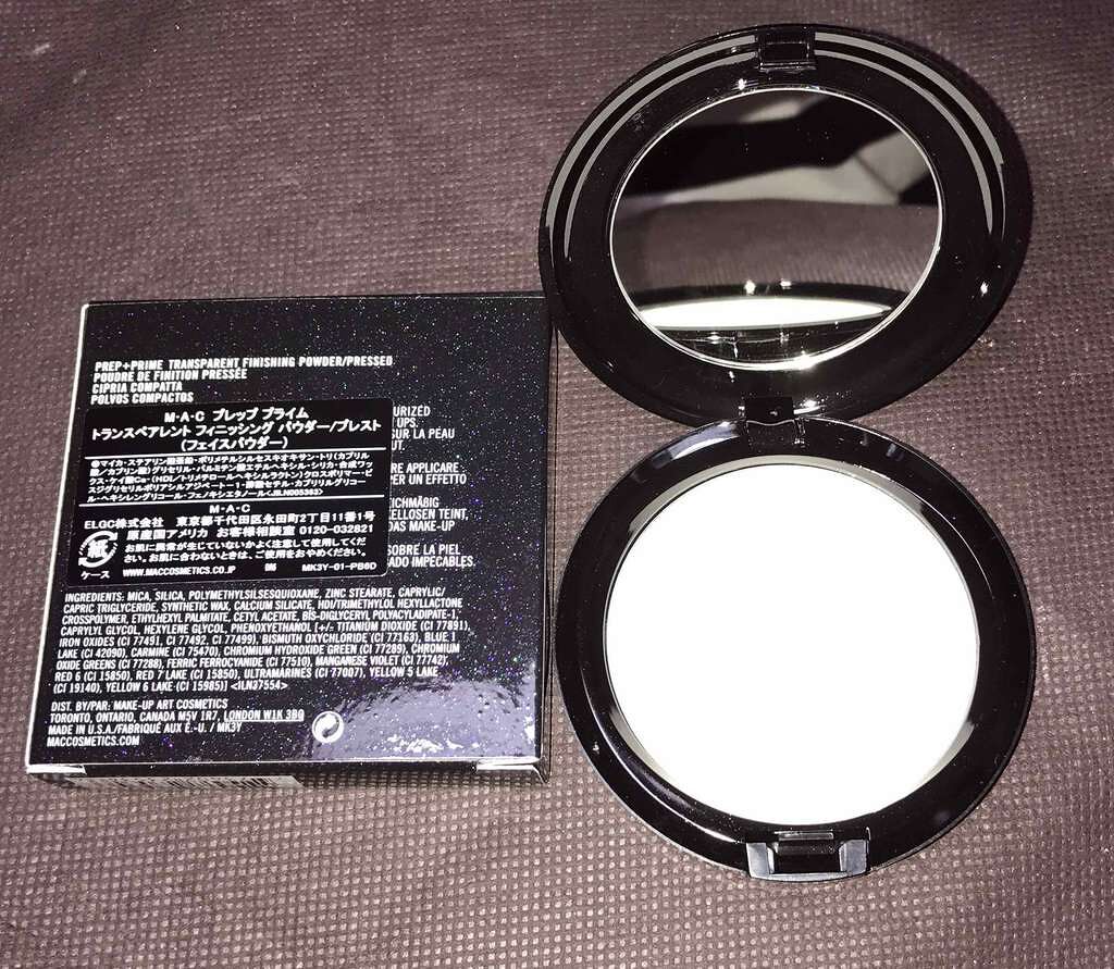 プレップ プライム トランスペアレント フィニッシング パウダー/プレスト/M・A・C/プレストパウダーを使ったクチコミ(1枚目)