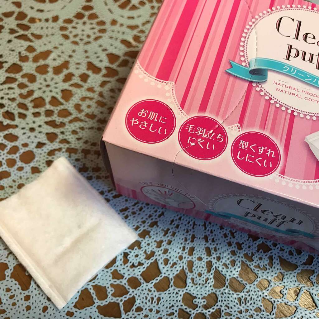 クリーンパフ/コットン・ラボ/コットンを使ったクチコミ(2枚目)
