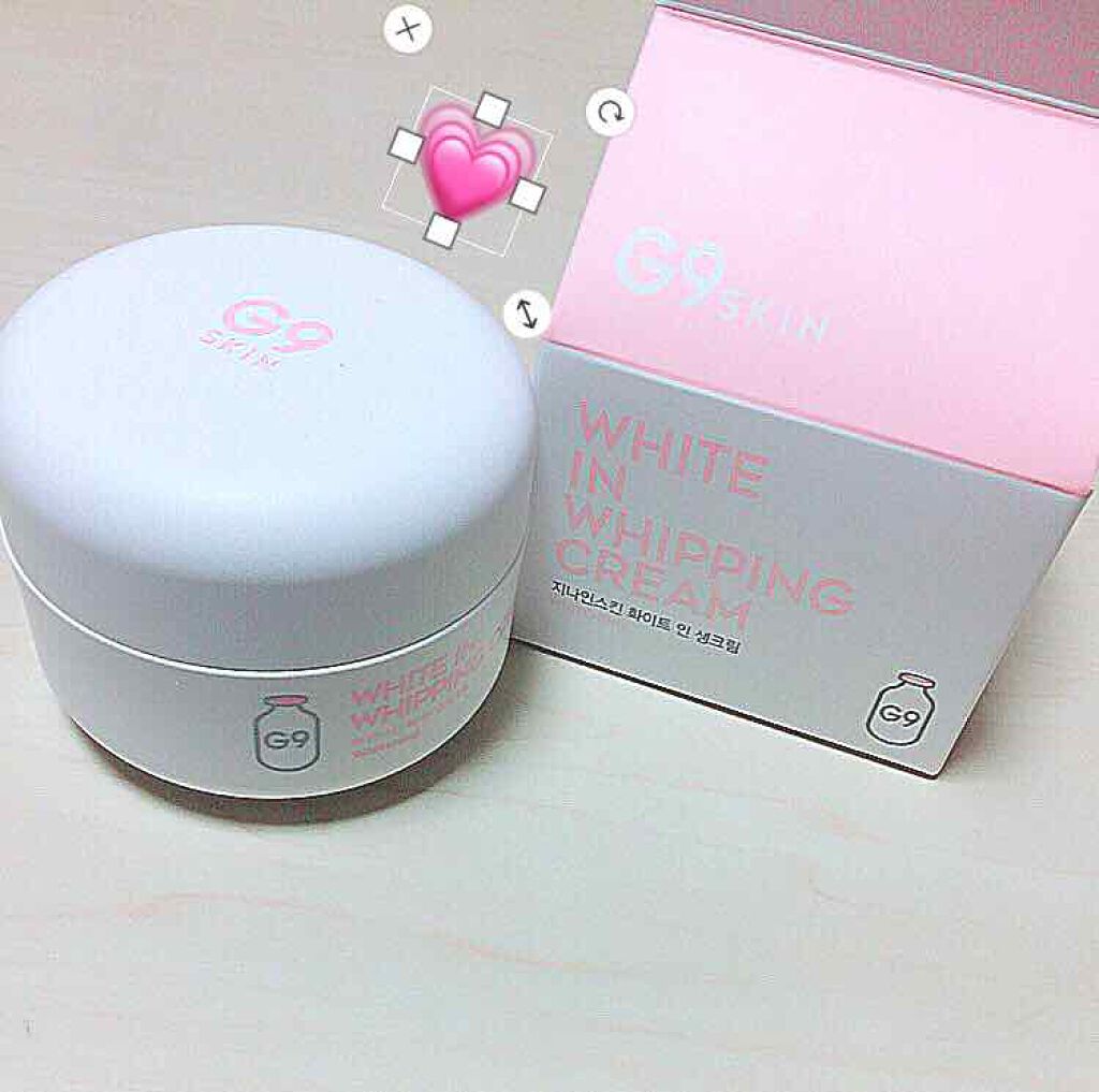 WHITE WHIPPING CREAM(ウユクリーム)/G9SKIN/化粧下地を使ったクチコミ(1枚目)