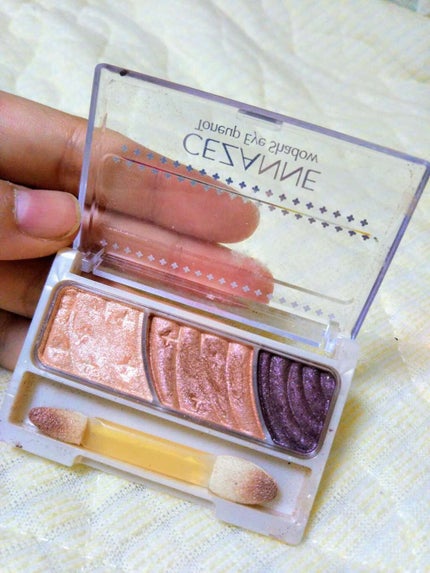 トーンアップアイシャドウ/CEZANNE/アイシャドウパレットを使ったクチコミ(1枚目)