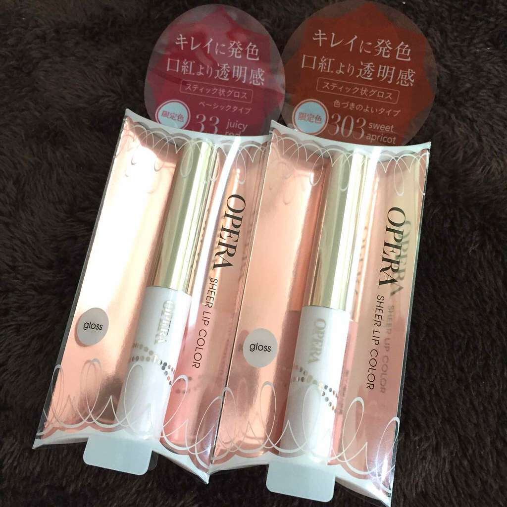 オペラ シアーリップカラー RN/OPERA/リップグロスを使ったクチコミ(1枚目)