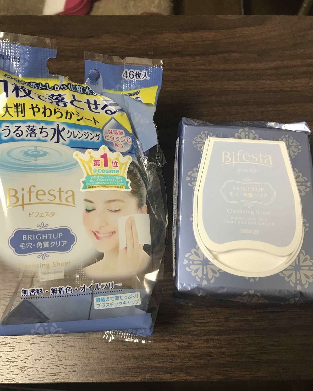 ミセラークレンジングシート ブライトアップ/ビフェスタ/クレンジングシートを使ったクチコミ(1枚目)