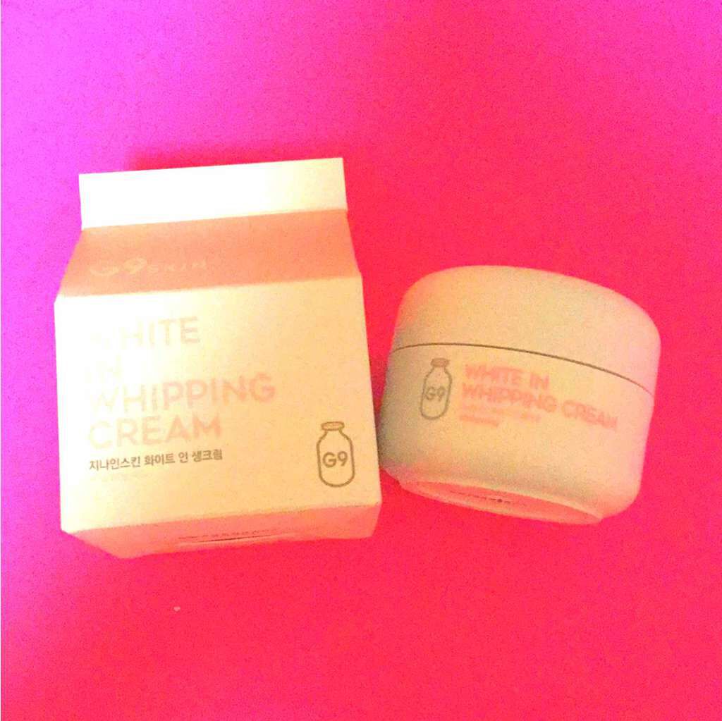 WHITE WHIPPING CREAM(ウユクリーム)/G9SKIN/化粧下地を使ったクチコミ(1枚目)