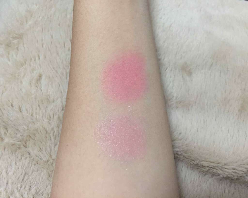 エルファー プリンセスデュオカラーチーク A/DAISO/パウダーチークを使ったクチコミ（3枚目）