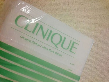 CLINIQUE クリニーク コットン Nのクチコミ「クリニークのコットンは
今まで使ってきたコットンより
すごく柔らかくてフワフワ😊
100枚54.....」（1枚目）