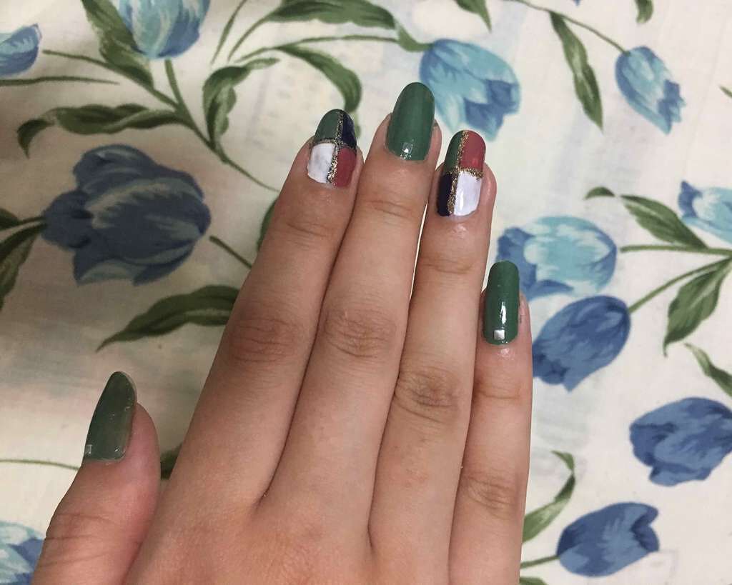 ネイルラインテープ/セリア/ネイルチップ・パーツを使ったクチコミ(1枚目)