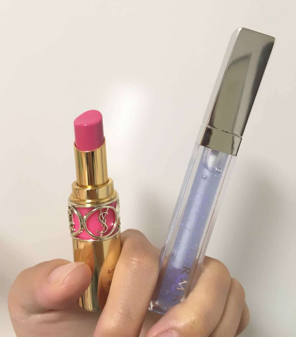 ルージュ ヴォリュプテ シャイン/YVES SAINT LAURENT BEAUTE/口紅を使ったクチコミ（1枚目）