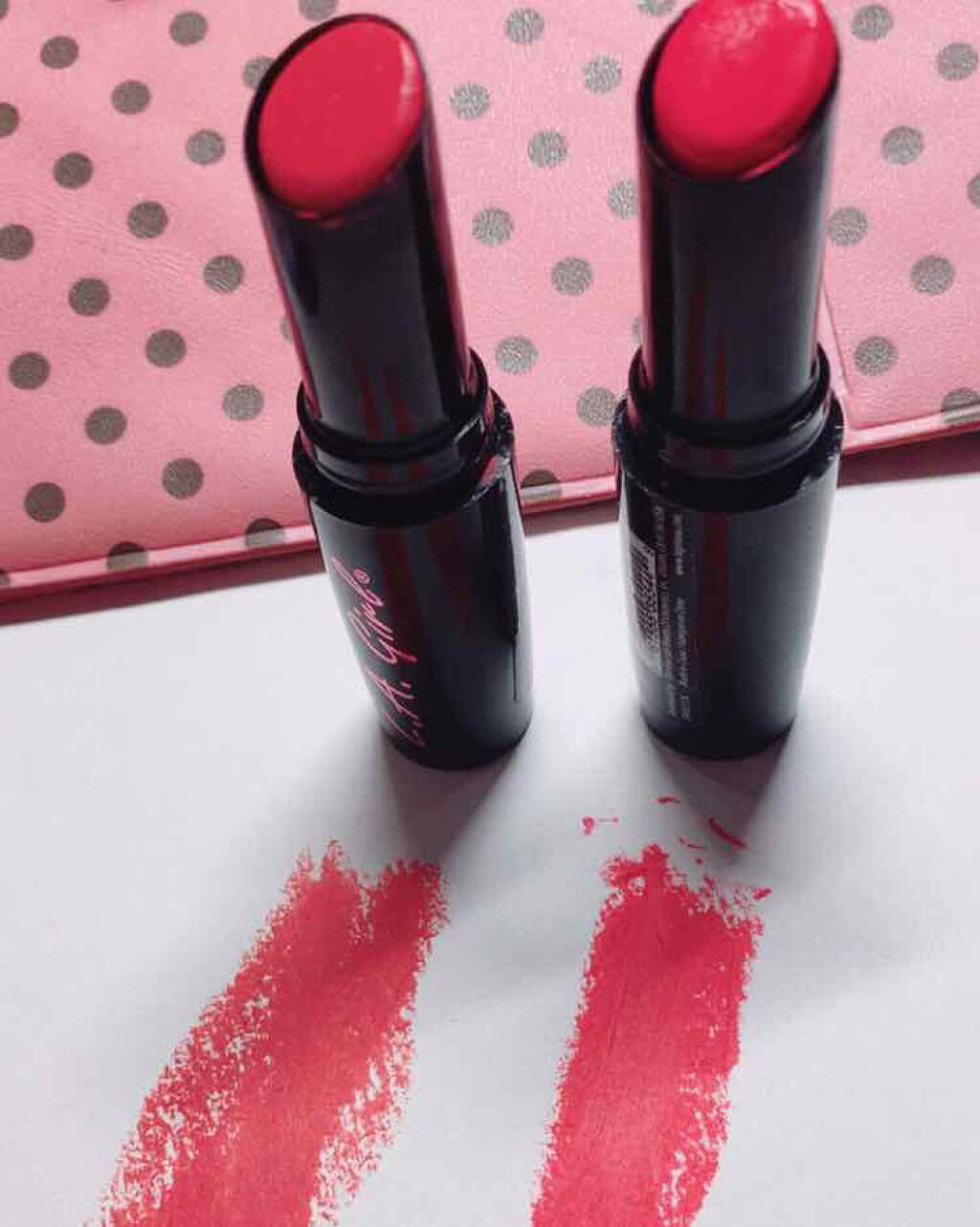 ラグジュアリークリームリップスティック/L.A.Girl/口紅を使ったクチコミ（1枚目）