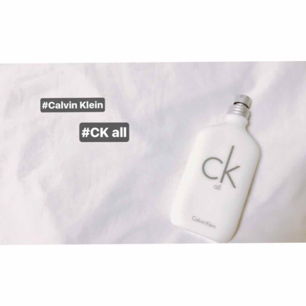 シーケーワン オードトワレ｜Calvin Kleinの口コミ「((CalvinKlein))CKall????..」 by キィ(乾燥肌/20代後半) |  LIPS