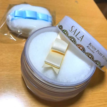 ボディパフパウダーN UV(サラの香り)/SALA/ボディパウダーを使ったクチコミ（1枚目）