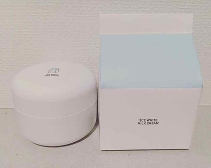 WHITE MILK CREAM/3CE/フェイスクリームを使ったクチコミ(1枚目)