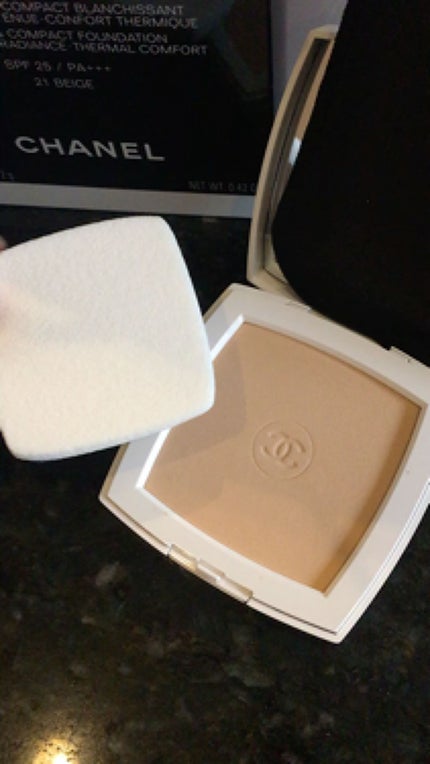 ル ブラン コンパクト ラディアンス/CHANEL/パウダーファンデーションを使ったクチコミ(2枚目)