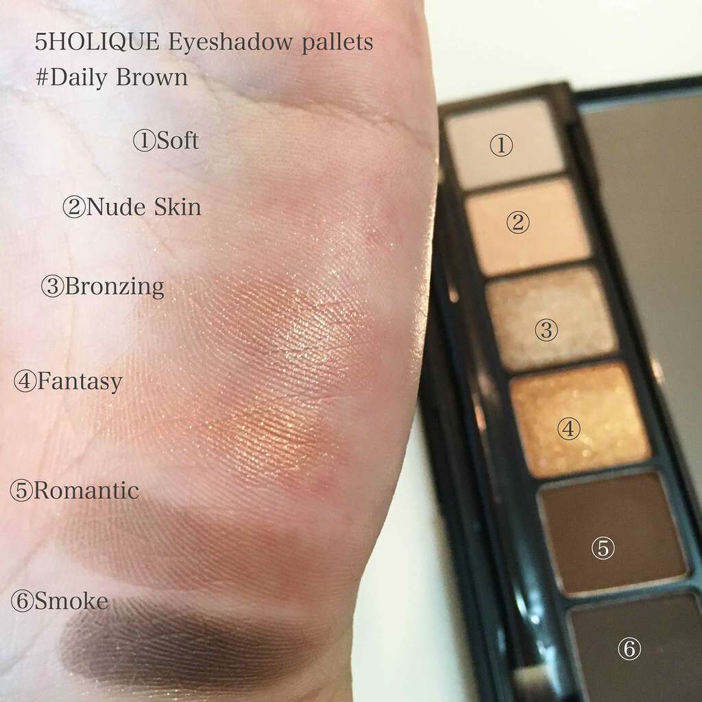 アイシャドウパレット /5 Holique/アイシャドウパレットを使ったクチコミ（2枚目）