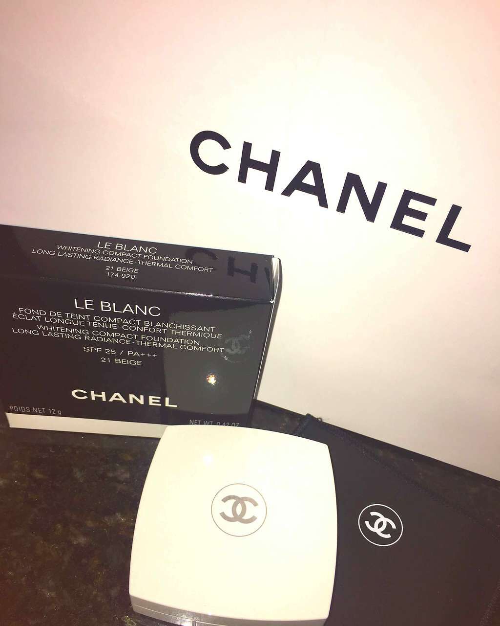 ル ブラン コンパクト ラディアンス/CHANEL/パウダーファンデーションを使ったクチコミ(1枚目)