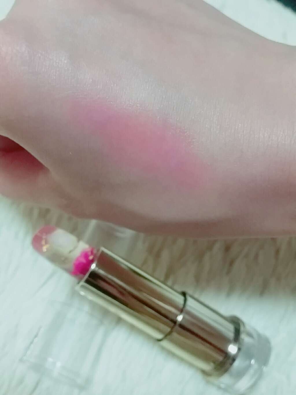 フラワーティントリップN オイルイン/Kailijumei/リップティントを使ったクチコミ（3枚目）