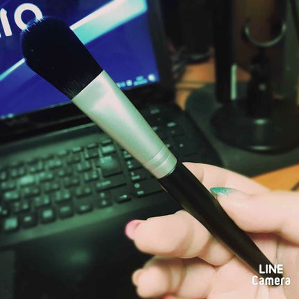 ごくふわっ 春姫 リキッドファンデーションブラシ/DAISO/メイクブラシを使ったクチコミ(1枚目)