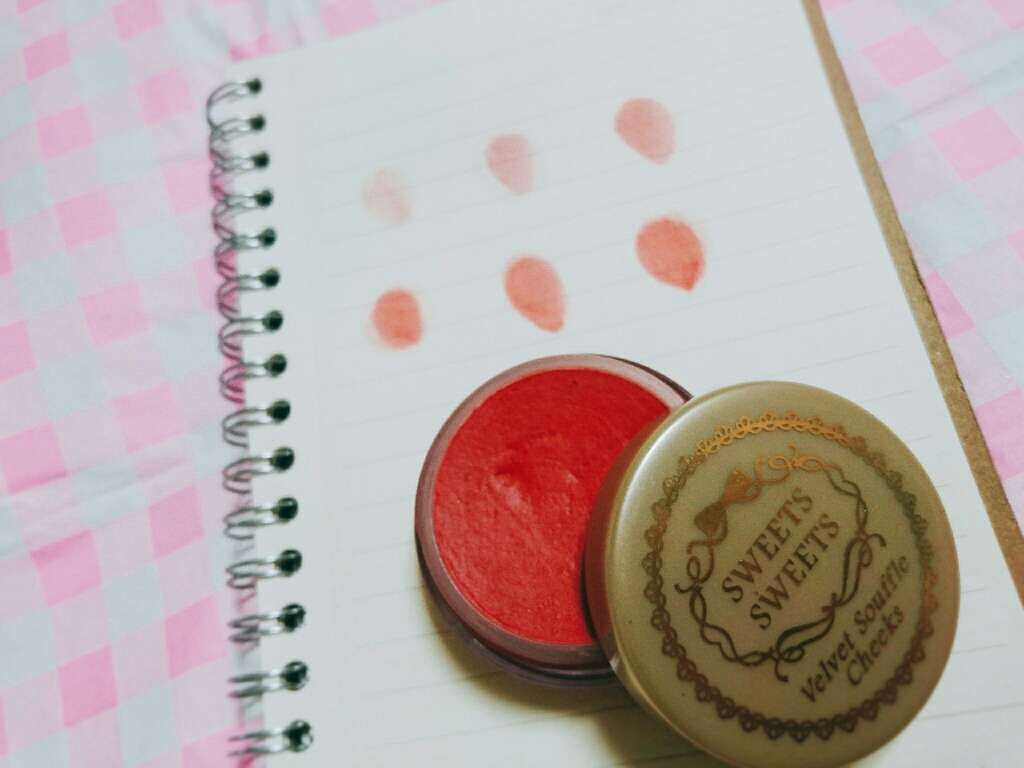 ベルベットスフレチーク/スウィーツ スウィーツ/ジェル・クリームチークを使ったクチコミ(1枚目)