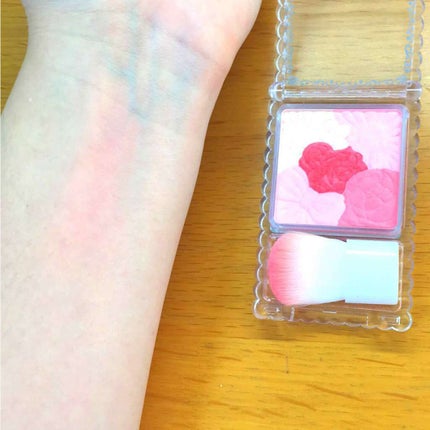 グロウフルールチークス/キャンメイク/パウダーチークを使ったクチコミ(2枚目)