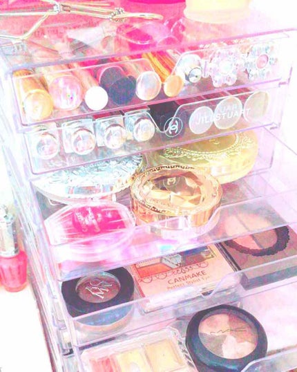 3段式クリアーケース/DAISO/その他化粧小物を使ったクチコミ(2枚目)